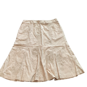 Austin Clothing Co Women’s A-Line Floral Skirt Pockets Size 2 Cotten‎ Stretch